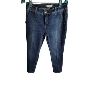 Harmony &‎ Havoc Slim Jeans 6P  Denim Stretch Dark Wash CROP